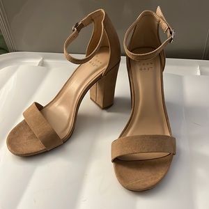 Strappy Nude Heels
